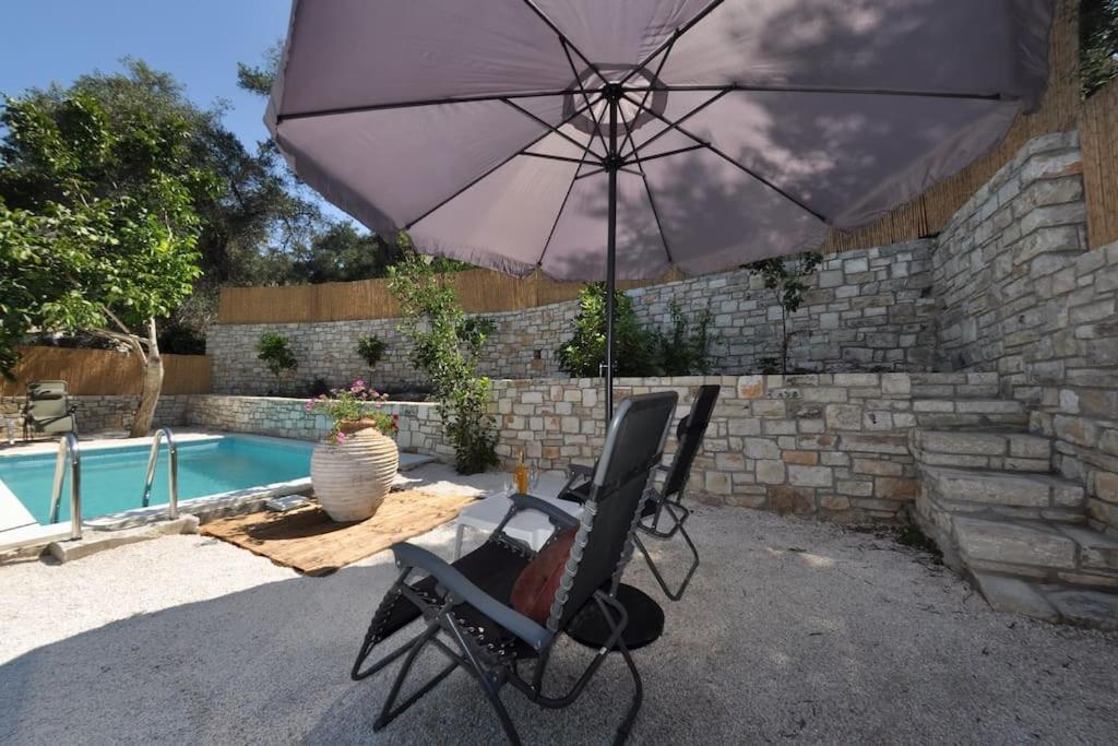 Villa Paxos Adamantia With Private Pool Gaios Ngoại thất bức ảnh