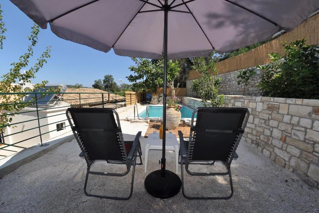 Villa Paxos Adamantia With Private Pool Gaios Ngoại thất bức ảnh