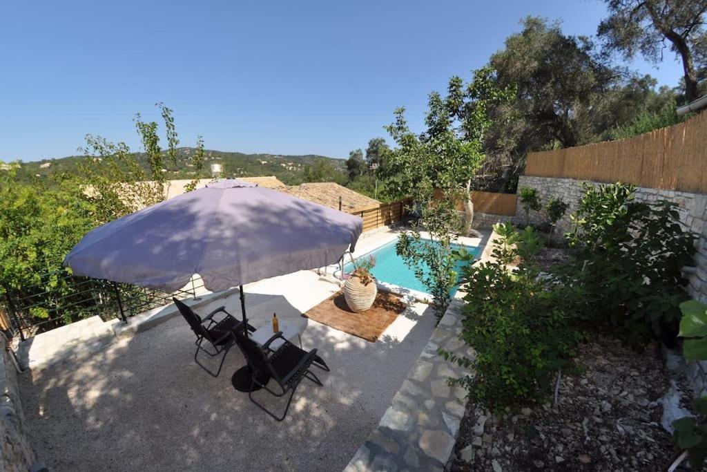 Villa Paxos Adamantia With Private Pool Gaios Ngoại thất bức ảnh